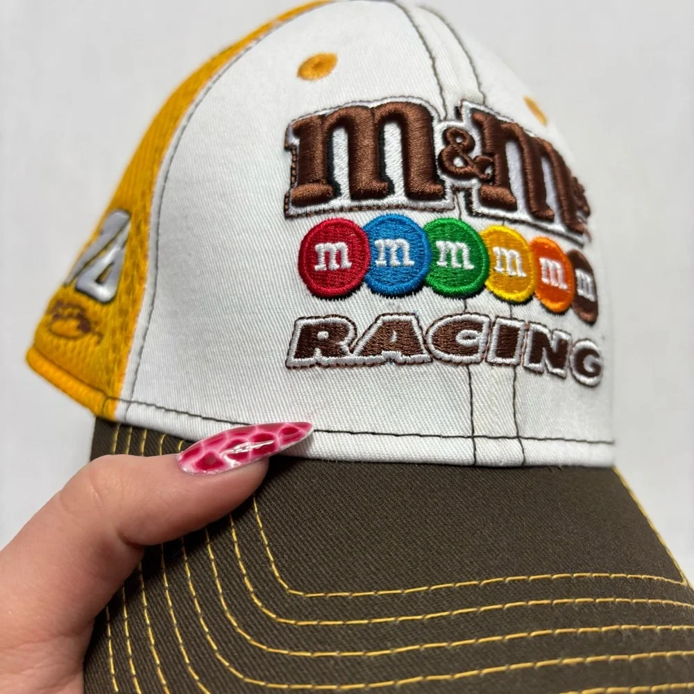 NASCAR M&M racing trucker hat - Picture 4 of 7